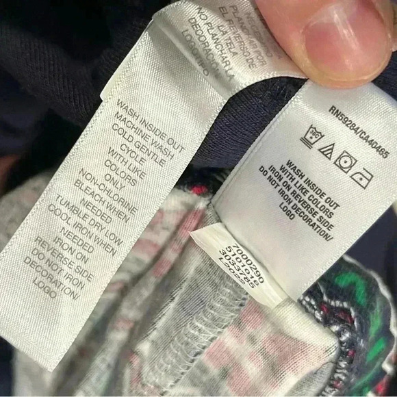 Children’s Place Christmas Pajamas Long Sleeve Pants 2-Piece Set Santa Size 14 - Picture 7 of 9